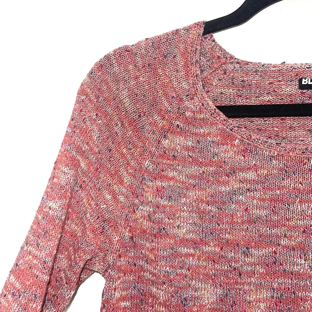 BDG Urban Outfitters Red Multicolor Marled Knit Pullover Sweater Medium Women’s